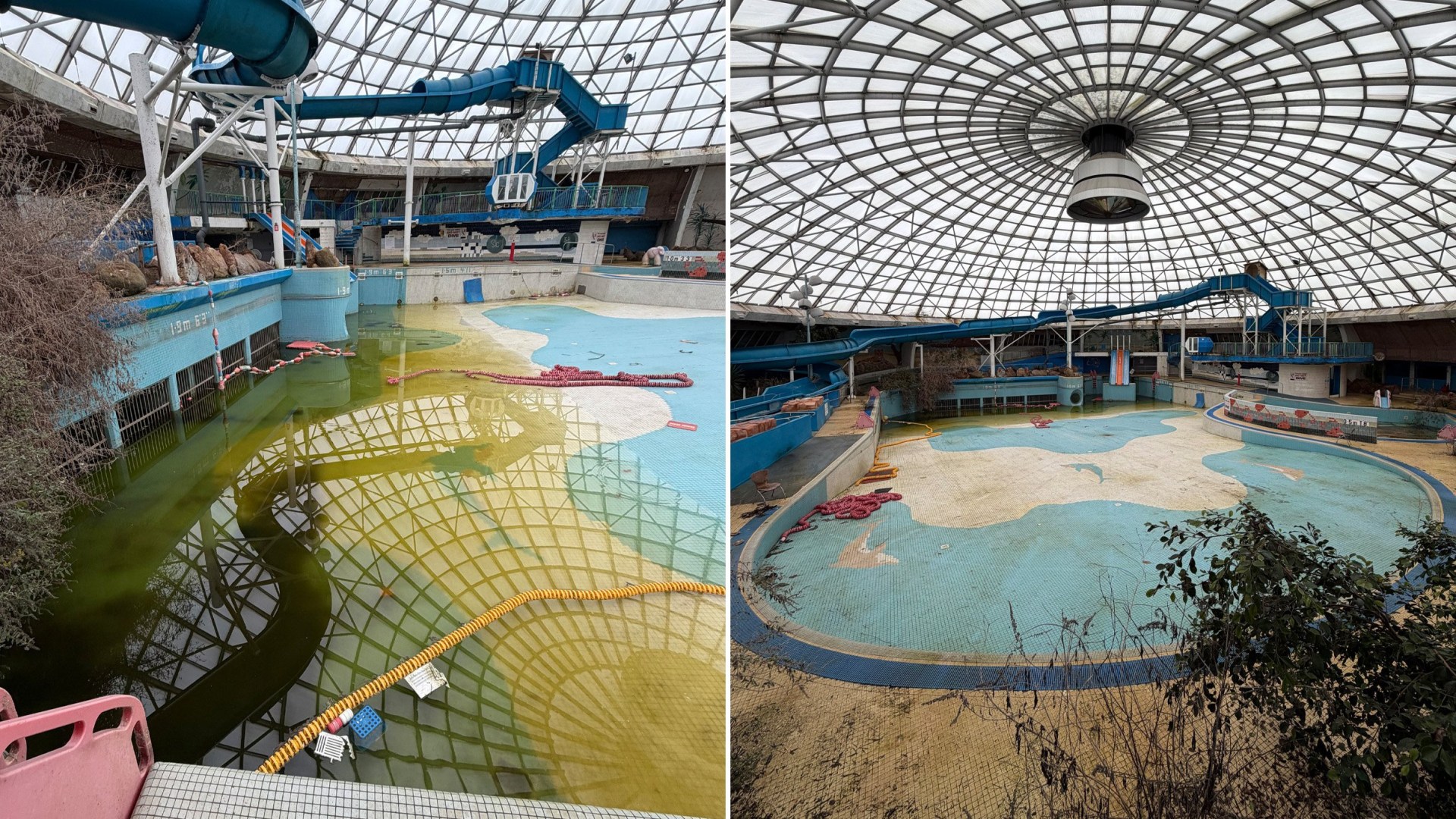 Inside the rotting leisure centre that inspired Oasis’s name