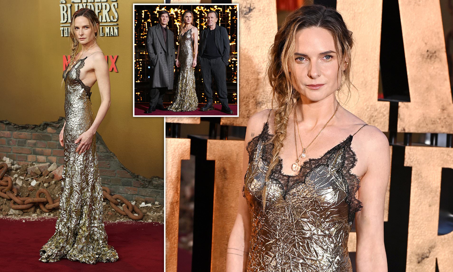 Glam Rebecca Ferguson joins Cillian Murphy at the Peaky Blinders: The Immortal Man film premiere